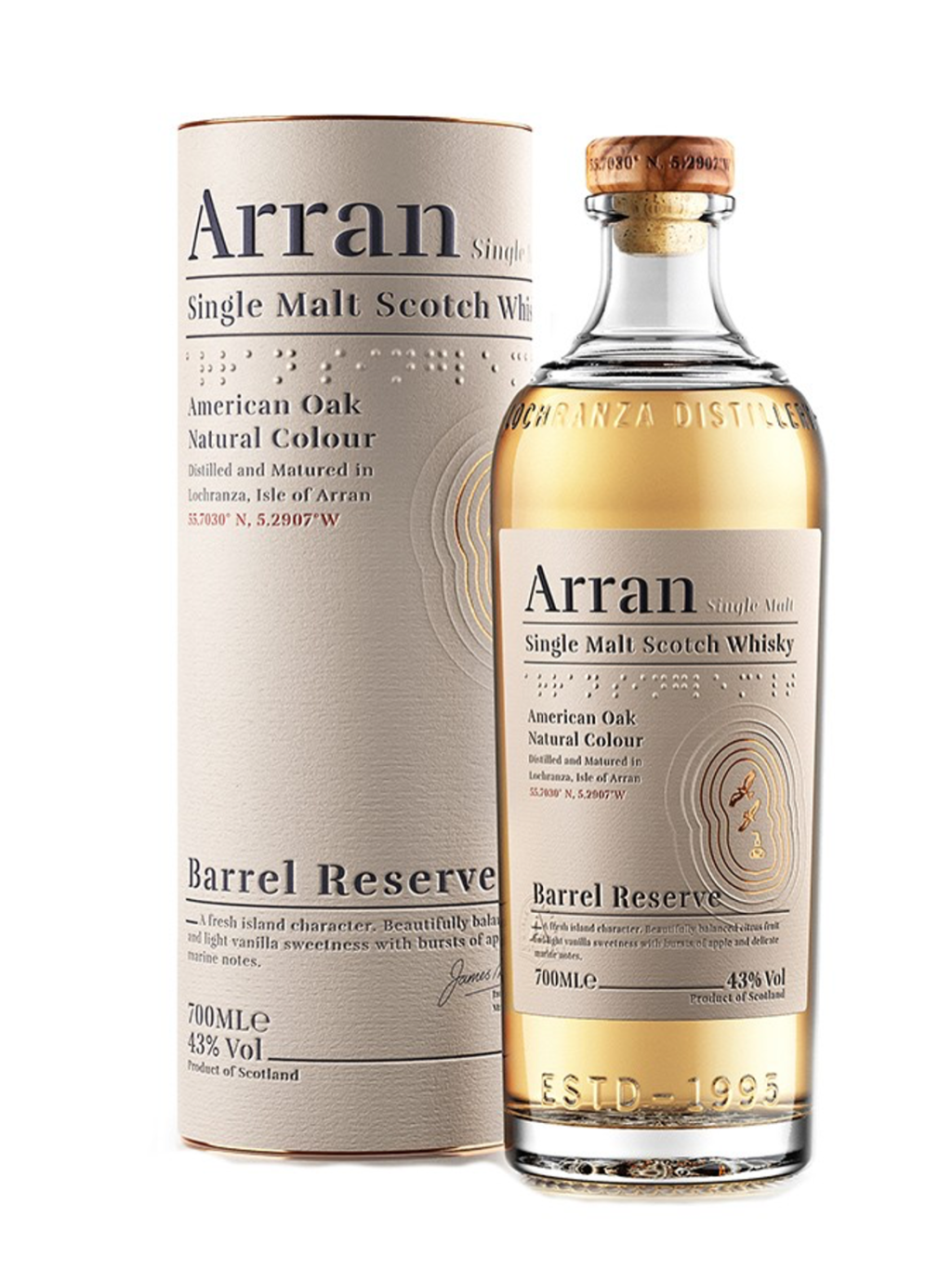 Arran Malt Whisky - Barrel Reserve (70cl, 43%)
