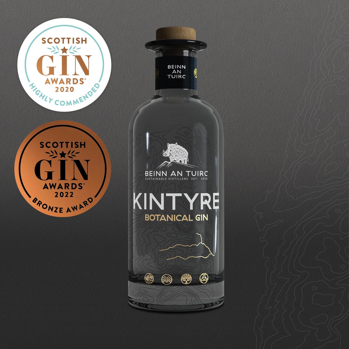 Kintyre Gin (70cl, 43%)